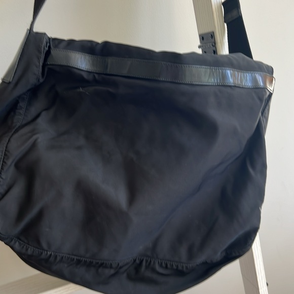Prada nylon messanger bag Black silver Hardware Y2K Classic - Picture 5 of 8
